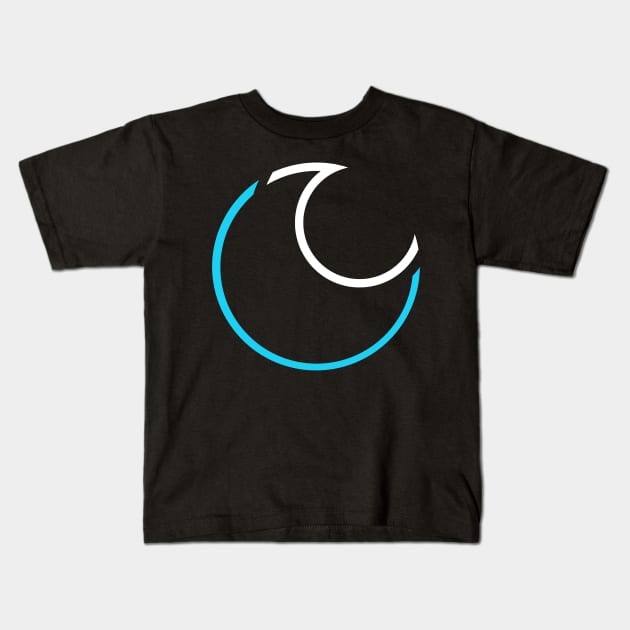 Moon Icon Kids T-Shirt by MOULE